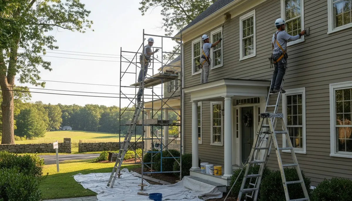 Professional painters serving Beverly, MA with interior and exterior painting services
